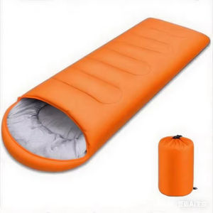 Saco de Dormir para Adultos, Grueso, Ligero, Compacto, Personalizable, de Poliéster y Algodón, para Acampar al Aire Libre, Tipo Sobre, Cálido - Product Image 6
