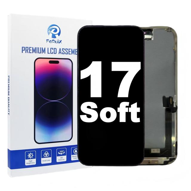 Faruix 1:1 Size Soft OLED Ecran for Iphone 17 Soft Screen OLED Ekran Display Replacement for Iphone 17