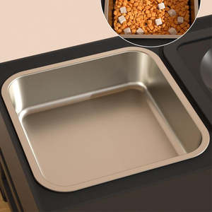 Stainless Steel Slow Feeder Dog Bowl Anti-Overturning Foldable <b>Table</b> Pet Food Basin Bowl for Dogs and Cats Pet Supplies - Product Image 3