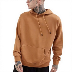 Blank Men's Plus Size Eco-Friendly Fleece Winter Hoodies & <b>Sweatshirts</b> with Custom Logo Polyester/Cotton Blend Customizable - Product Image 1