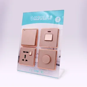 HOT Selling SQM SASO GCC CE CB GCC Certificate UK standard 13A 1 gang wall switched socket.