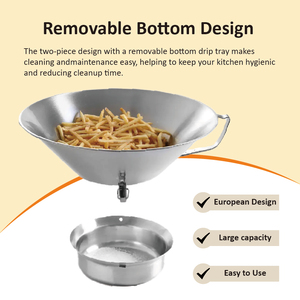 Nouvel équipement de cuisine de luxe en acier inoxydable pour retourner et servir les frites, idéal pour les friteries - Product Image 5