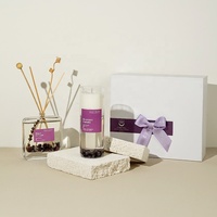 Diffuseur d'arômes parfumés à la cire de soja et aux cristaux infusés de bougies au design personnalisé pour la décoration intérieure de luxe coffret cadeau avec emballage dans une boîte cadeau