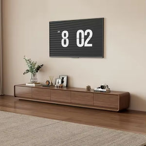 Table basse console TV tout-en-un 2025, unité murale fine pour les maisons modernes et compactes, style minimaliste et rangement intelligent - Product Image 3