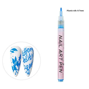 DIY Nail Art Beauty Adorn Manicure 12 Color 3D Nail Art Pens Set Nail Point Graffiti Dotting Pen Drawing Painting Liner Brush