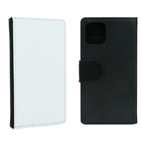 Coque de téléphone portable, portefeuille à impression par Sublimation, en cuir Pu, pour Iphone 12Promax, DIY bricolage