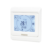 Termostato Blanco con Control Remoto por Aplicación, Programable 5+2, para Sistemas de Calefacción HVAC Domésticos