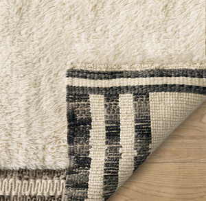 Alfombra Marroquí Hecha a Mano con Lana, Alfombra Bereber Geométrica Moderna, Alfombra de Lujo Ecológica, Lavable y Antideslizante para Piso de Baldosas - Product Image 3