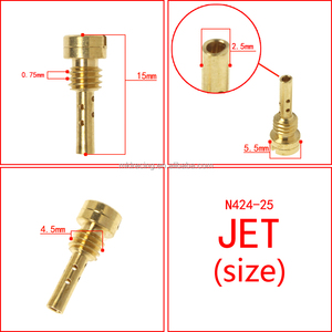 Boquilla de inyección de chorro lento de 4.5mmx0.75mm para <span class=keywords><strong>carburador</strong></span> <span class=keywords><strong>Keihin</strong></span> Cv Cvk Fce <span class=keywords><strong>Fcr</strong></span> N424-25 - Product Image 3