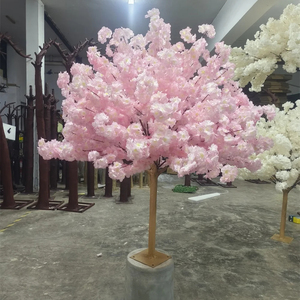 Arbre artificiel de cerisier blanc pour décoration d'événements de restaurant, faux arbre de sakura avec tronc robuste pour décoration de mariage et de jardin - Product Image 3