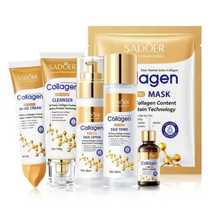 OEM ODM saoer collagène anti-âge éclaircissant réparation peau visage sérum masque facial hydratant