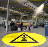 Pièces de grue, panneaux de signalisation de sécurité pour grue industrielle personnalisée 40W, lumières publicitaires LED, panneaux d'avertissement, projecteurs