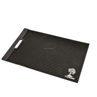 Tapis de filetage de poisson carré classique en caoutchouc antidérapant pour bateau, OEM d'usine, écologique, 8 mm d'épaisseur, sans pince de fixation de planche de filetage nécessaire