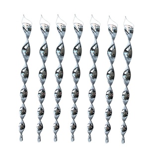 Reflectores Espirales Plateados de Mylar para Ahuyentar Aves, Disuasivos Colgantes para Jardín, Protegen Contra Picadores - Product Image 6