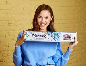 Figure d'Art Fleur <span class=keywords><strong>Peinture</strong></span> par Numéro pour Adultes-Kit <span class=keywords><strong>de</strong></span> <span class=keywords><strong>Peinture</strong></span> Acrylique Moderne DIY Full-40x50cm Sans Cadre - Product Image 2