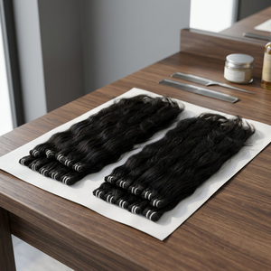 Venta al por mayor de alta calidad 100% extensiones de cabello Remy indio virgen doble trama Natural recto crudo paquetes cutícula alineada máquina - Product Image 4