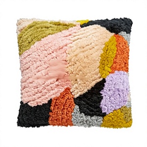 Housse de coussin en coton capitonnée de luxe pour salon, décoration intérieure avec design personnalisé, oreiller bohème, écologique, OEM personnalisé, vente en gros - Product Image 1