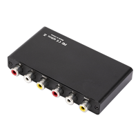 1080P çift AV HDMI dönüştürücü desteği PAL NTSC3.58 NTSC4.43 SECAM PAL/PAL/N standart TV formatı girişini