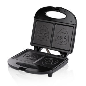 RAF 750W <span class=keywords><strong>Sandwichera</strong></span> eléctrica Tostadora Grill Compacto Durable Placas antiadherentes Calefacción de doble cara para desayunos creativos - Product Image 1