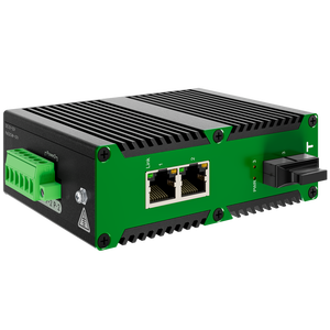 Commutateur Fibre Optique Industriel Monomode à 2 Ports (1SC et 1RJ45) 1310nm 20km avec Fonction SNMP, Type Stable – Vente Directe Usine - Product Image 3
