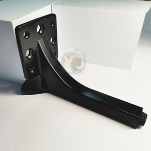 Aluminum Alloy Furniture Legs Black Heavy Duty Industrial Design For Sofa Cabinet Coffee Table TV Stand - Product Image 3