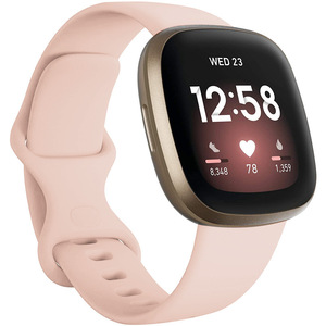 Correa de reloj para <span class=keywords><strong>Fitbit</strong></span> <span class=keywords><strong>Versa</strong></span> 4 <span class=keywords><strong>3</strong></span>/Sense, muñequera de silicona suave, pulsera deportiva, Correa para <span class=keywords><strong>Fitbit</strong></span> Versa3/Sense STRAP - Product Image 1
