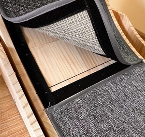Running Wheel Exercise Wooden <b>Frame</b> <b>Oak</b> or Fiberboard - Product Image 4
