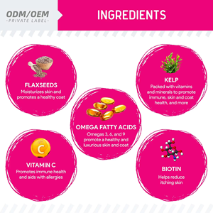 เพโตป โอเมก้า 3 6 9 ซอฟท์ชิวส์สำหรับสุนัข น้ำมันปลาแซลมอน บำรุงขนและบรรเทาอาการคัน น้ำมันปลา กรดไขมัน วิตามิน อาหารเสริมสำหรับสุนัข - Product Image 2