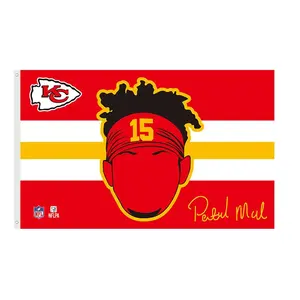 Kansas City Chiefs KC Large NFL 3x5 Flag High Quality Wholesale Polyester Kansas City Chiefs Kc Large NFL 3x5 Flag