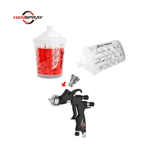 Nhà Máy bán hàng trực tiếp hiệu quả cao 600ml nhựa Súng phun sơn <span class=keywords><strong>cup</strong></span> với 125mic/200mic lọc cho tự động refinishing - Product Image 4