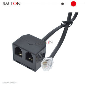 <span class=keywords><strong>Adaptador</strong></span> Divisor de Línea Telefónica <span class=keywords><strong>RJ9</strong></span> 4P4C Macho <span class=keywords><strong>a</strong></span> Doble <span class=keywords><strong>RJ9</strong></span> 4P4C Hembra con Filtro - Product Image 2