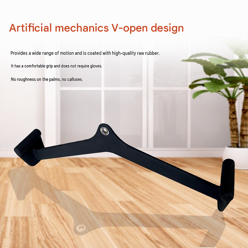 Steel Cable Machine Attachment Set Lat Pull Down Bars T Bar V Bar ...