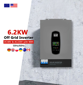 Système d'onduleur solaire hybride entrepôt de l'UE 3,6 KW 6,2 KW 11KW système solaire hors réseau 24V 48V CA contrôleur MPPT monophasé avec WiFi - Product Image 2