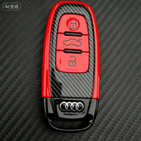 Personalización de Fundas para Llaves de Audi A4-A8 para Reequipamiento/Actualización, Opción Graffiti con Imágenes Personalizadas a Mano