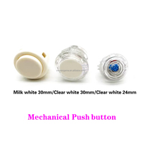 Boutons mécaniques en plastique 24 mm 30 mm, micro-interrupteurs d'axe, manette d'arcade, contrôleur Hitbox, clavier PC