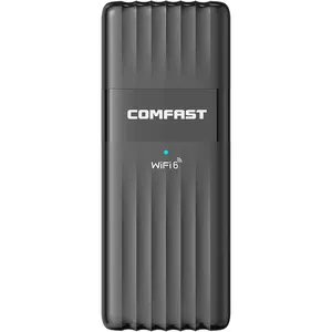 COMFAST-Adaptador de red wifi 6E para PC, adaptador inalámbrico USB, dongle, para Windows Gaming, transmisión 4K