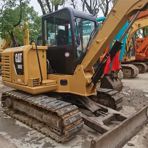 Gebraucht Raupen-Minibagger mit Schaufel 6 t CAT 306E Erdarbeiten Spezialmaschinen Bodenbagger hohe Leistung Caterpillar niedriger Preis