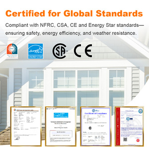 Wanjia năng lượng hiệu quả PVC thương mại Glass Bifold cửa có thể gập lại cửa trượt cho ngoài trời bên ngoài nhập nhà bếp sử dụng - Product Image 2