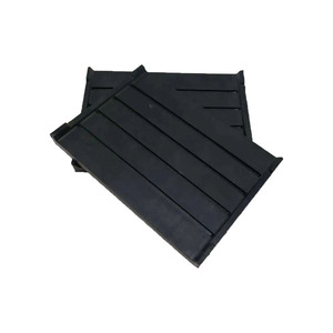 Coussin <span class=keywords><strong>de</strong></span> rail en caoutchouc rainuré pour passage à niveau ferroviaire, sous traverses en béton - Product Image 6