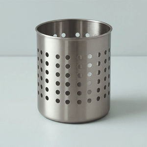 ที่วางช้อนส้อมสแตนเลสแบบติดพื้น สำหรับจัดเก็บอุปกรณ์ครัว ช้อน ส้อม มีด กันสนิม กันน้ำ - Product Image 1