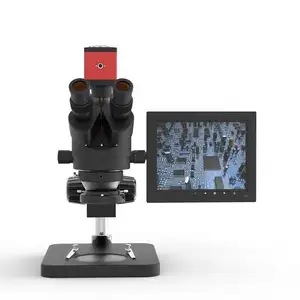 SZM45-B1 गहने Trinocular स्टीरियो माइक्रोस्कोप डिजिटल कैमरा के लिए मोबाइल फोन