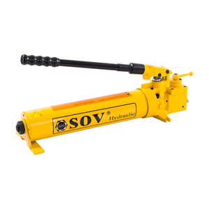 Pompe à huile hydraulique manuelle en acier SOV-P-80 multi-étages 700 bars certifiée CE portable pour applications de mécanique - Product Image 6