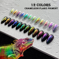 Pigments caméléons automobiles Hypershift en gros, effet miroir, acrylique, paillettes nacrées changeantes de couleur, pigment de peinture automobile