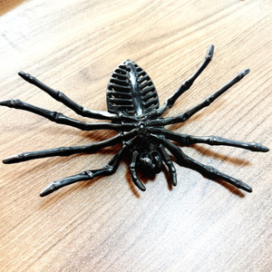 Halloween <b>Spider</b> Figurine Black Plastic Decor Indoor Prank <b>Toy</b> Model - Product Image 2