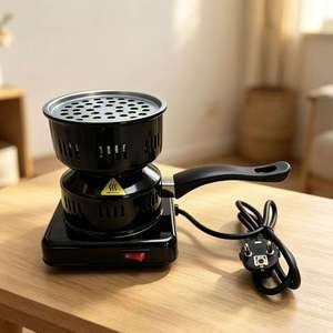 Chauffe-charbon électrique portable pour chicha, plaque chauffante de comptoir en métal pour charbon de chicha - Product Image 5