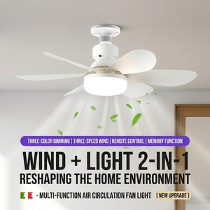 Ventilateur de plafond LED moderne de 18 pouces en gros pour la maison, la cuisine, la chambre, le placard, avec télécommande pour le salon - Product Image 6