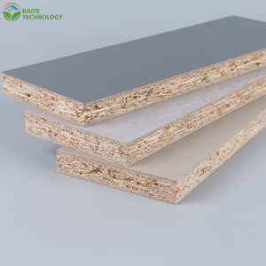 Venta directa de fábrica: Tablero de partículas de melamina de diseño moderno con pegamento E0/E1, resistente a la humedad para uso en interiores en apartamentos y hoteles. - Product Image 1