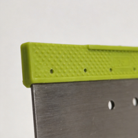 50 #   Couteau à mastic en acier au carbone, grattoir à peinture avec manche en PP vert 50 80 100 120 mm pour le plâtrage et la décoration des murs