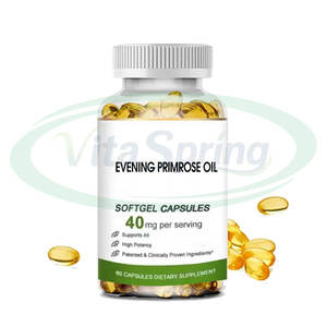 Vitaspring Oem 1300Mg Teunisbloemolie Zachte Gelcapsules Beste Halal Teunisbloemolie Capsule Softgel - Product Image 1