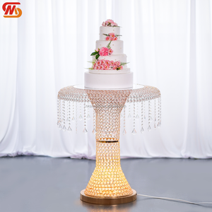 SMOOTH Factory <b>Crystal</b> Bead Curtain Decoration Cake Table Birthday Cake <b>Stand</b> for Wedding Party - Product Image 1